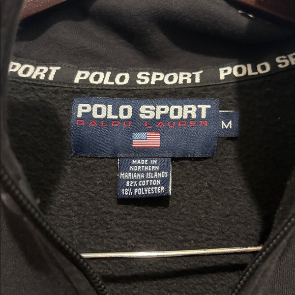 Vintage 1990s Polo Sport Rescue Expedition Quarter Zip Sweatshirt - Picture 4 of 6